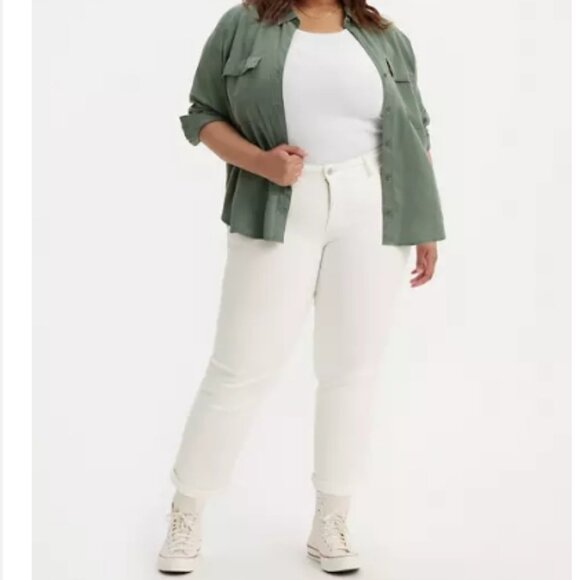 Levi 's Boyfriend Mid Rise Women's Jeans (plus Size) - Picture 1 of 4